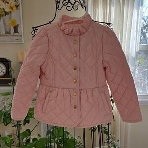 Janie and Jack Lightweight Quilted Pink Toddlers Jacket